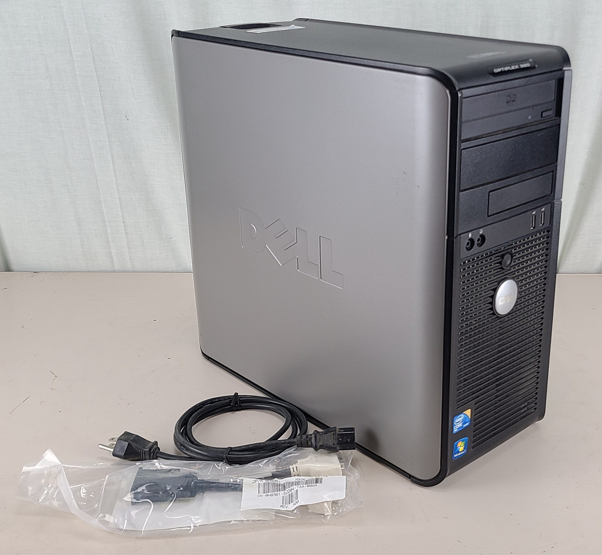 Dell OptiPlex 380 C2D 3GB 500GB HDD WIN XP PRO SP3