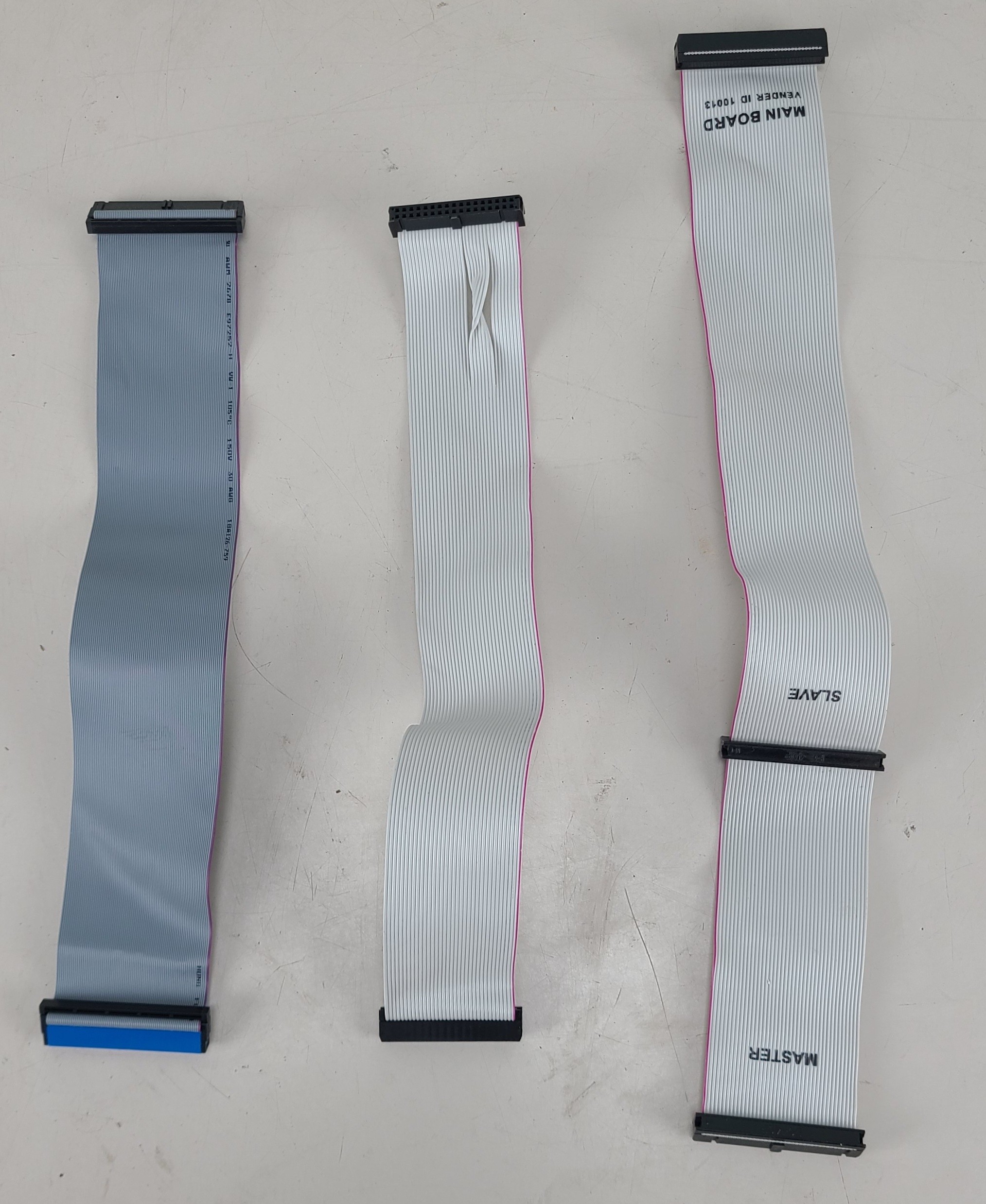 Lot of 3 Dell IDE Hard Drive + Floppy Drive Cables