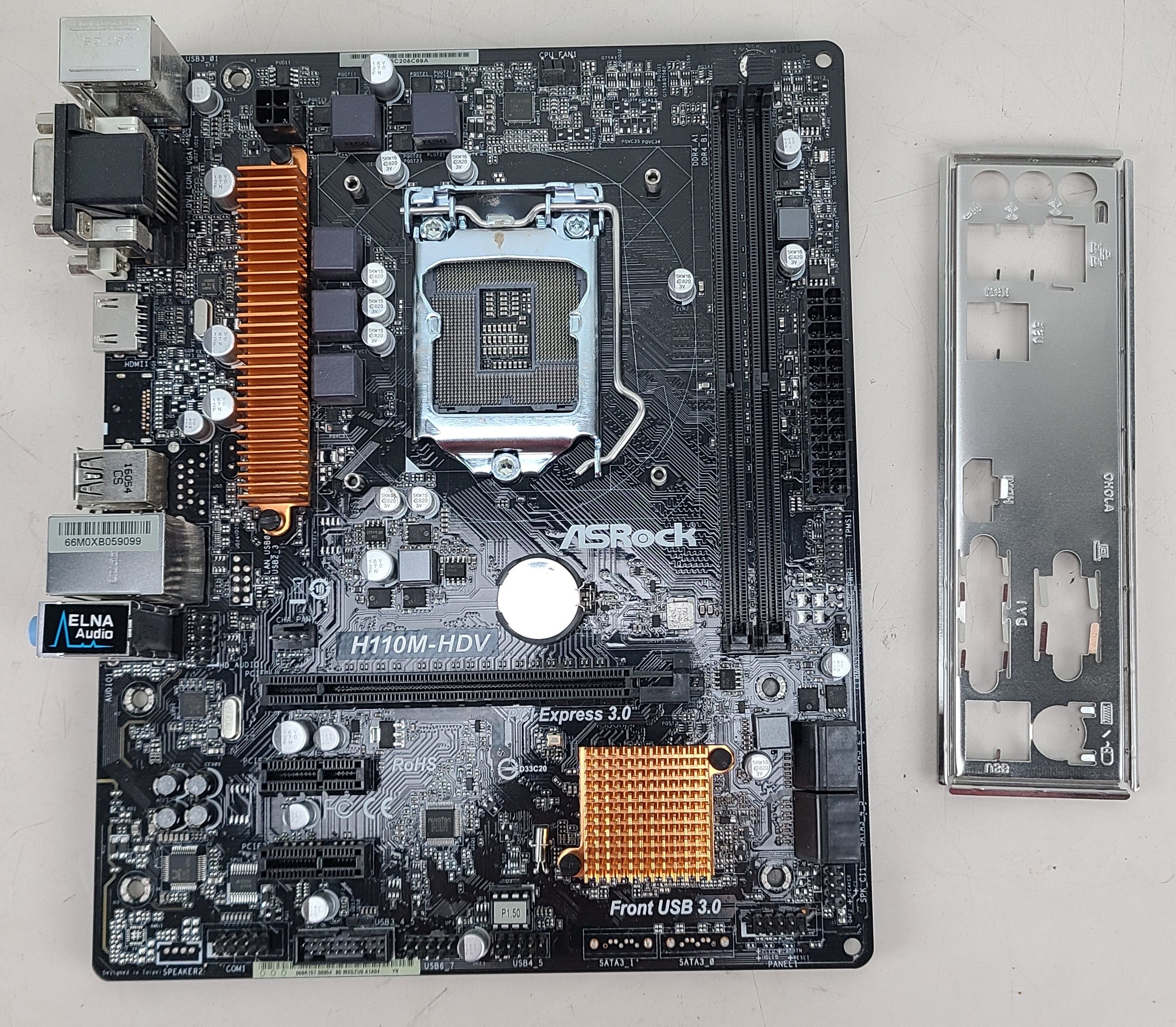 ASRock H110M-HDV LGA1151 DDR4 MicroATX Motherboard