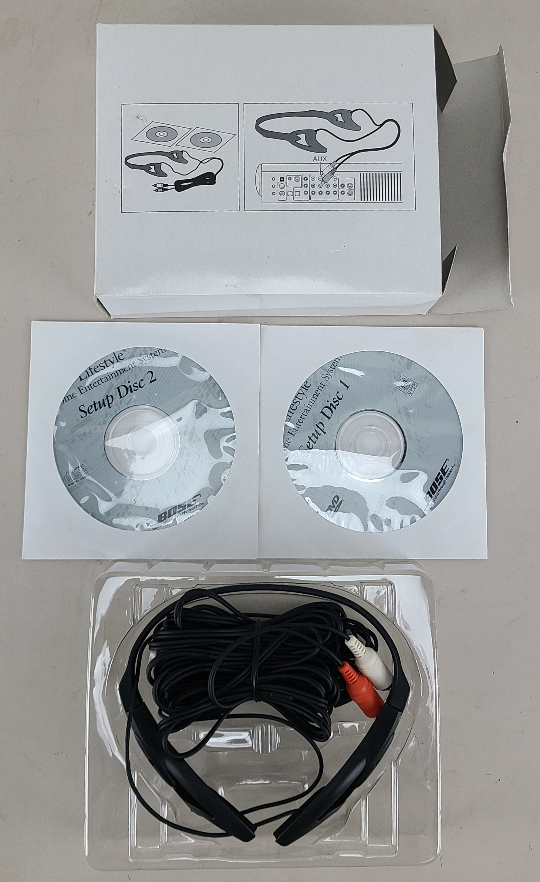 Open Box Bose Lifestyle Home Entertainment System Setup Disk System