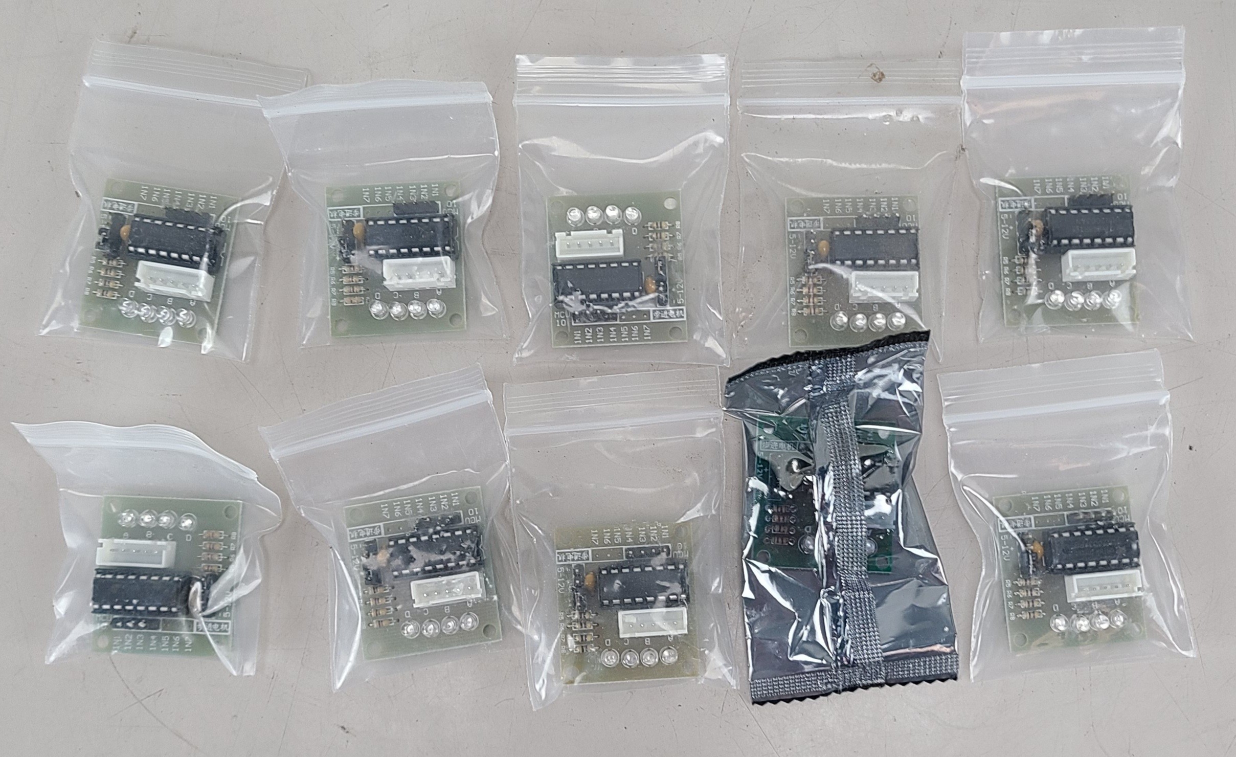 Lot of 10 Elegoo Uno ULN2003 Stepper Motor Driver Module