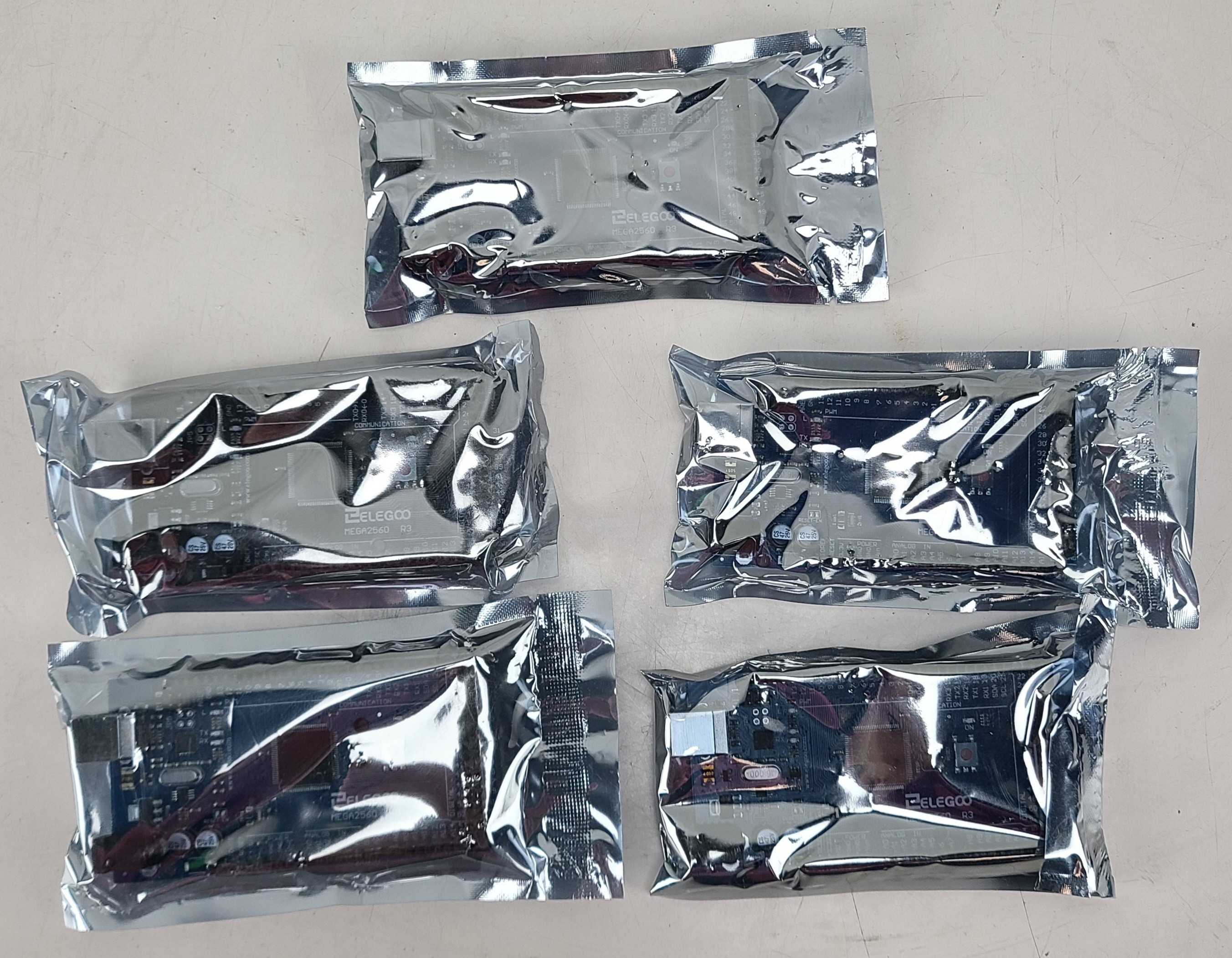 Lot of 5 NEW Elegoo Arduino Mega 2560 R3 Board