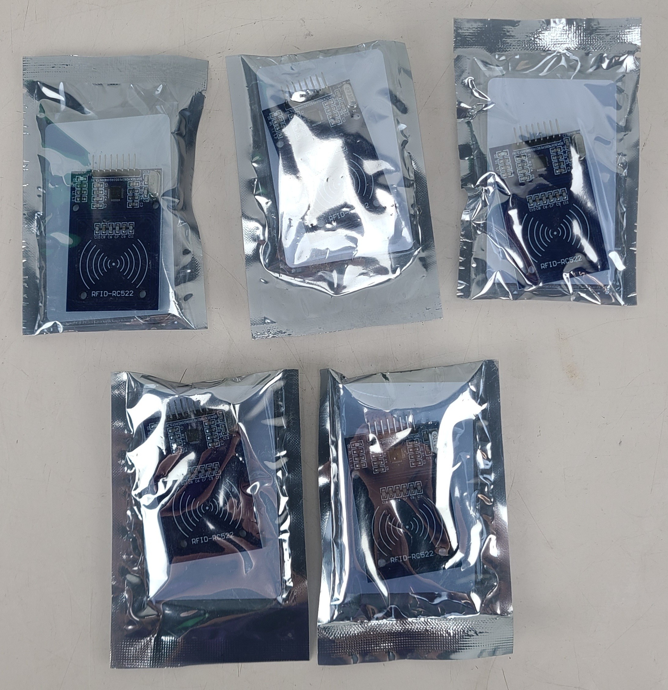 Lot of 5 Arduino RC522 RFID Module