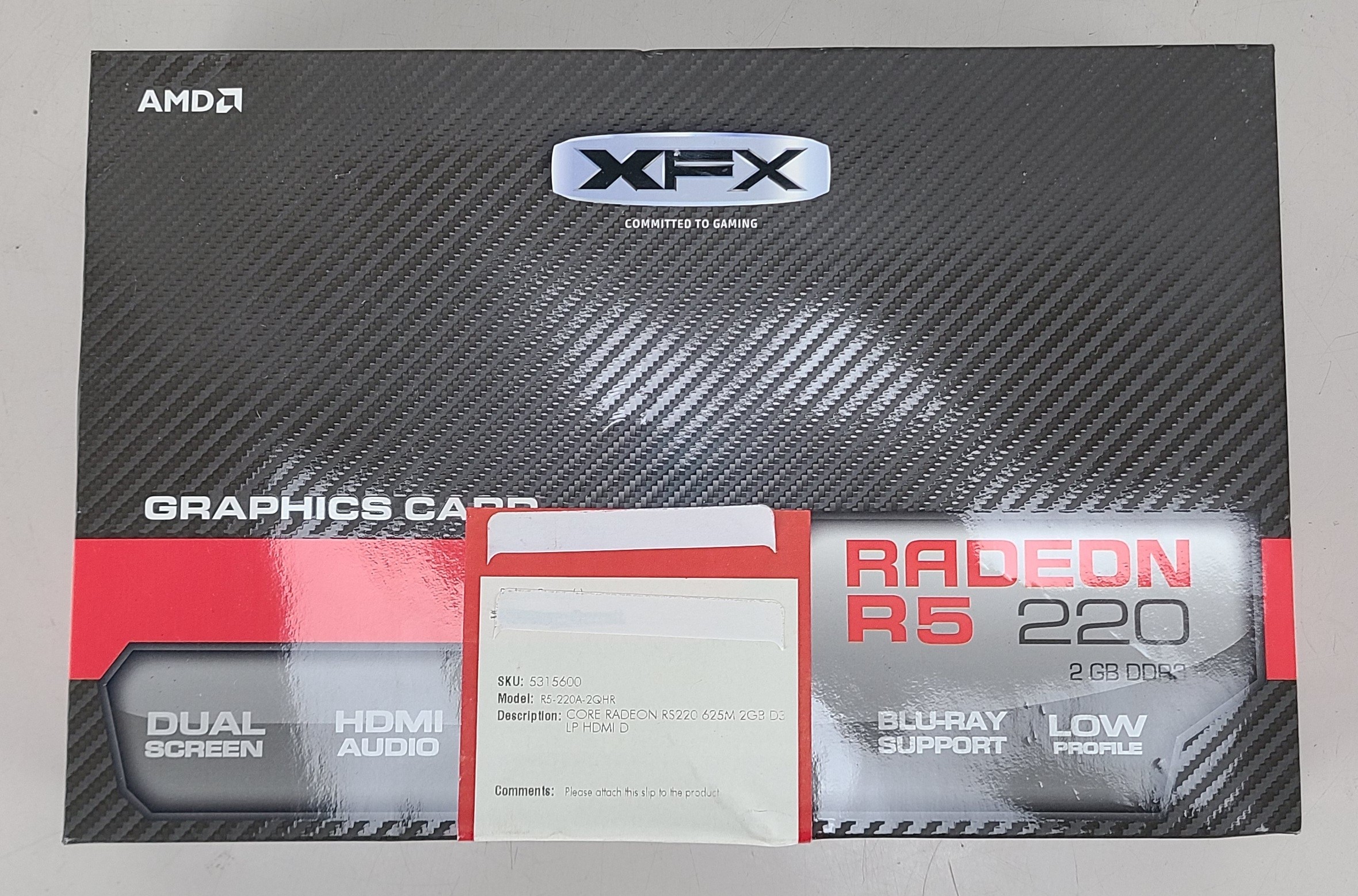NEW XFX AMD Radeon R5 220 2GB DDR3 Graphics Card