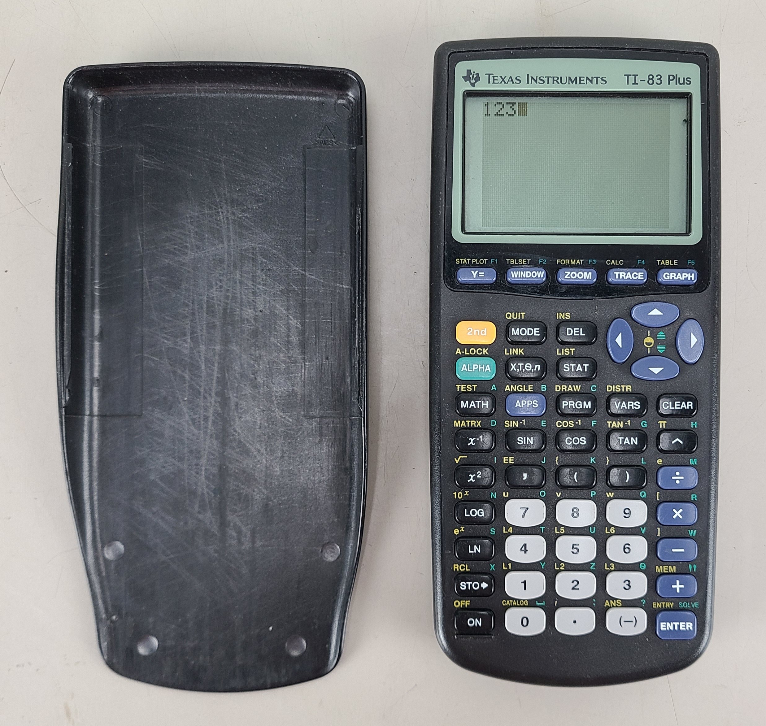 Texas Instruments TI-83 Plus Graphing Calculator w/ Cases NEED BATTERIES
