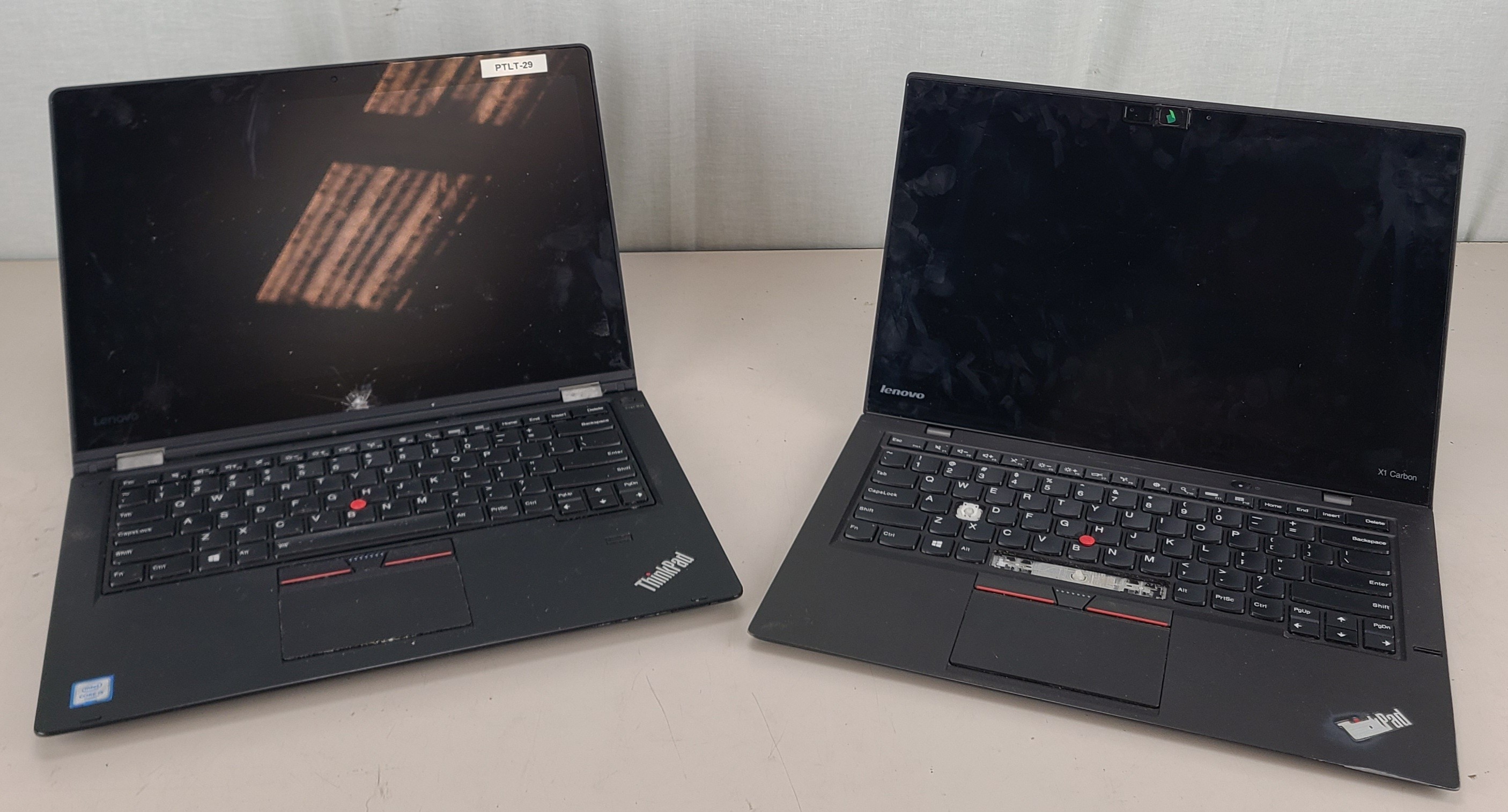 FOR PARTS Lot of 2 Lenovo X1 Carbon + Lenovo ThinkPad