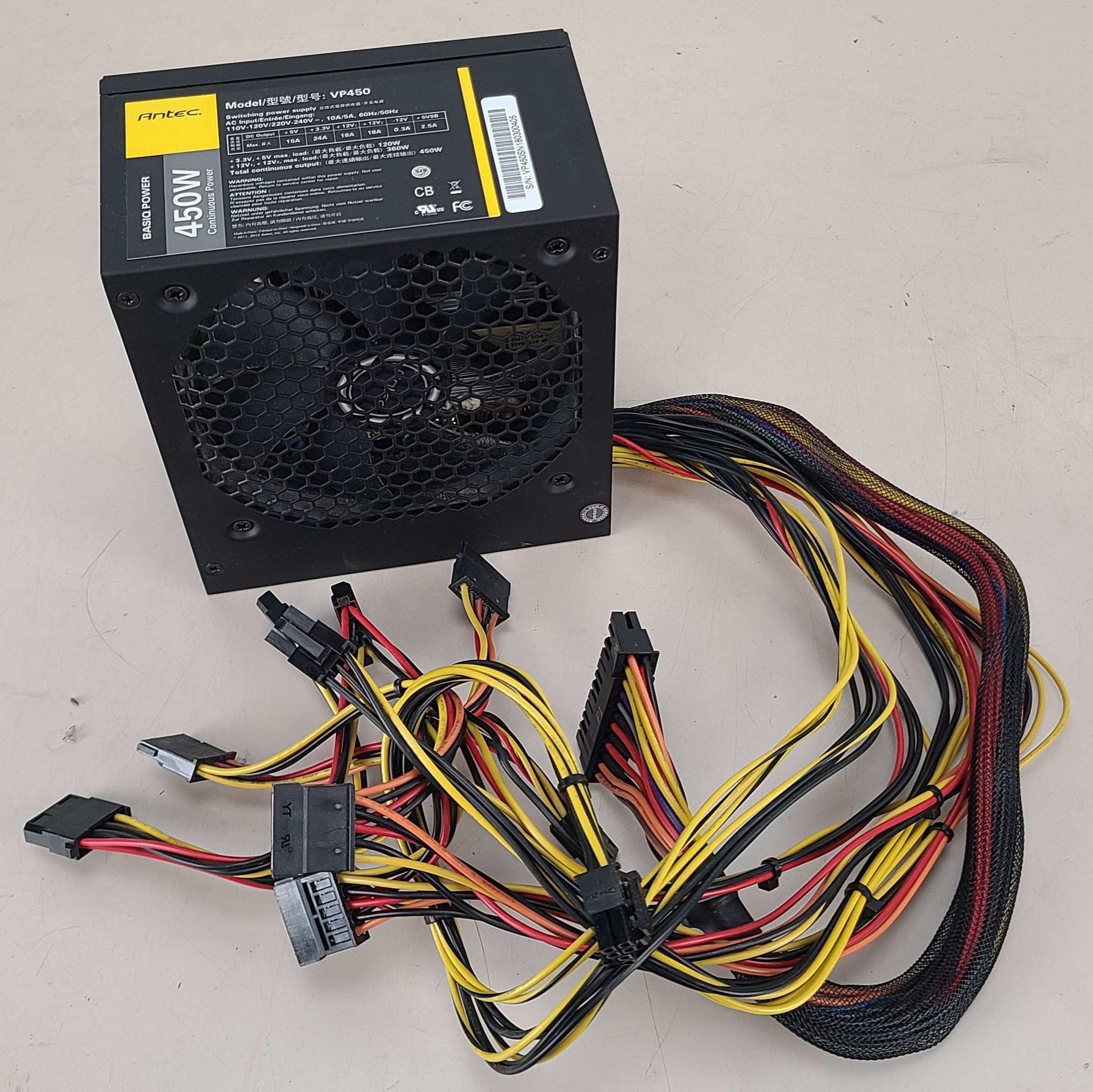 Antec VP450 Basiq Power 450W Switching Power Supply