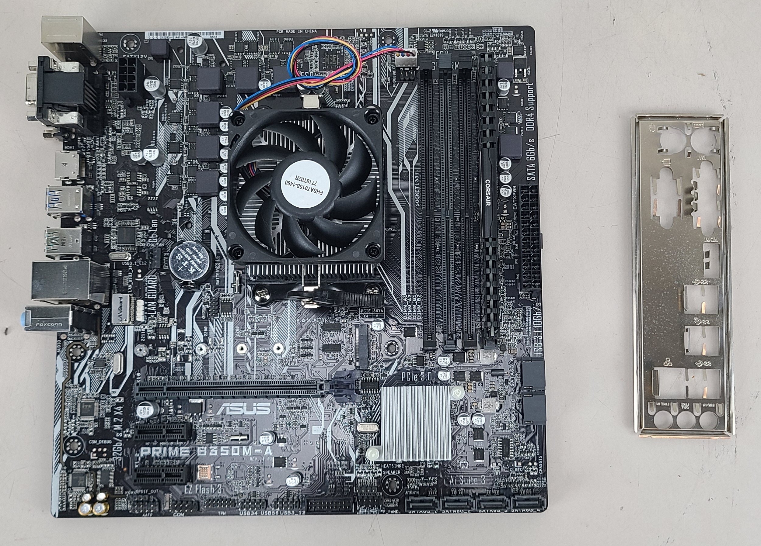Asus Prime B350M-A Motherboard w/ AMD A8-9600 Radeon R7+ 8GB Vengeance DDR4  