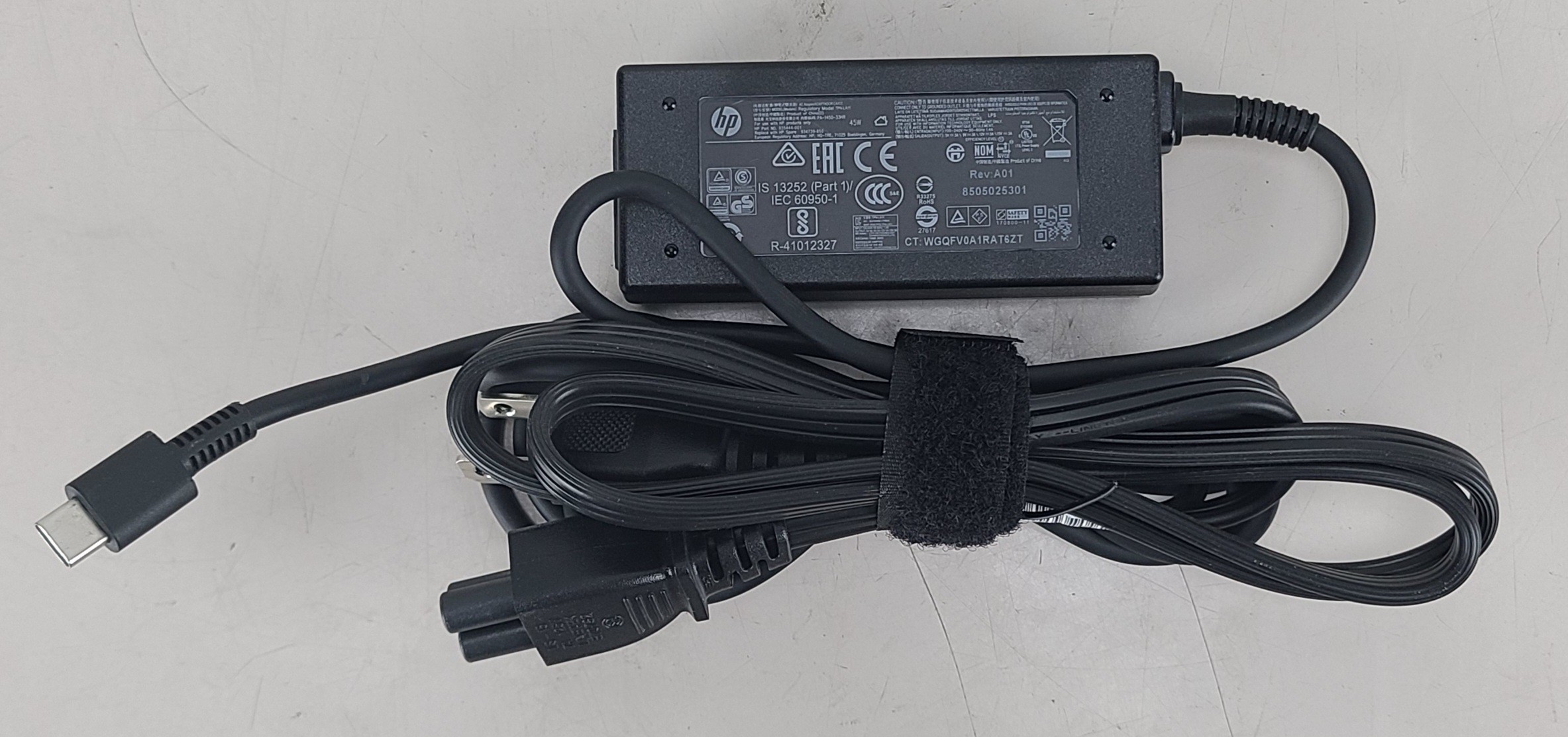 Genuine HP 45W Type C AC Power Adapter