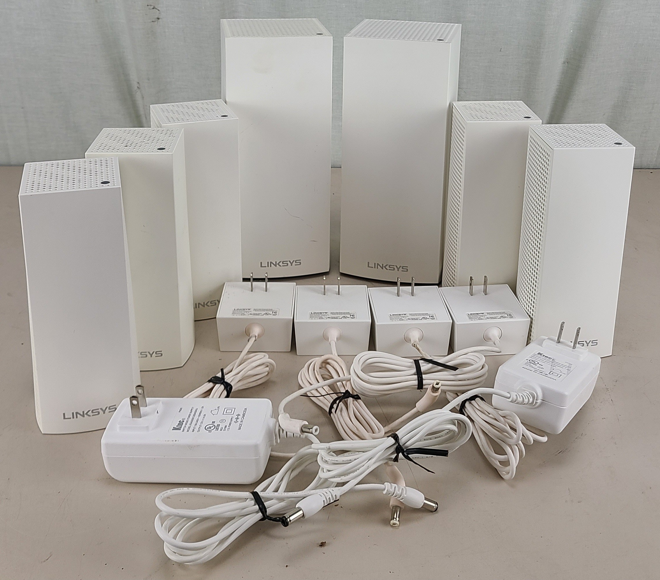 Lot of 7 Linksys Velop MX5300 WHW03 Mesh Router System