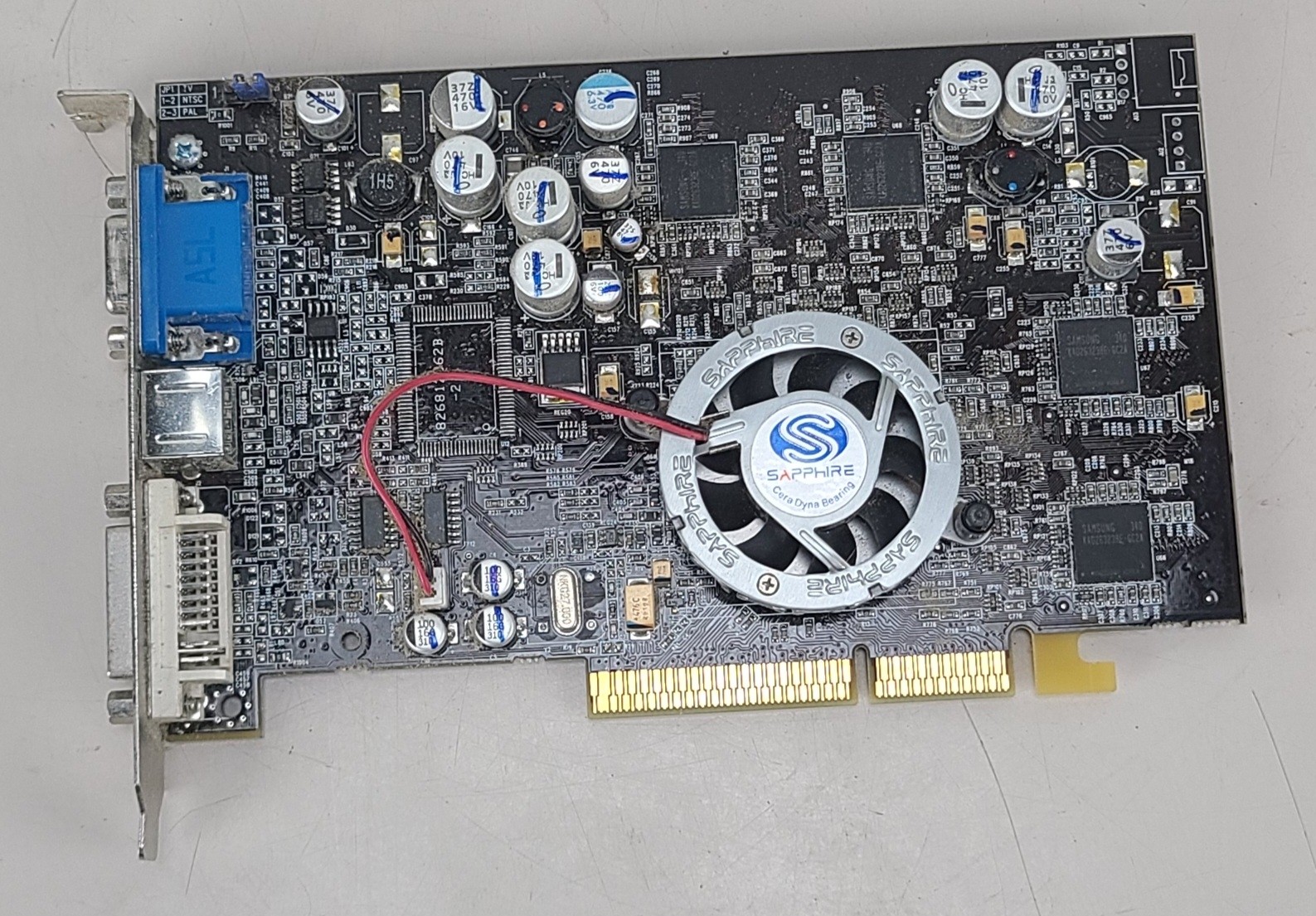 AGP Sapphire ATI Radeon 9600XT 128M DDR Graphics Card
