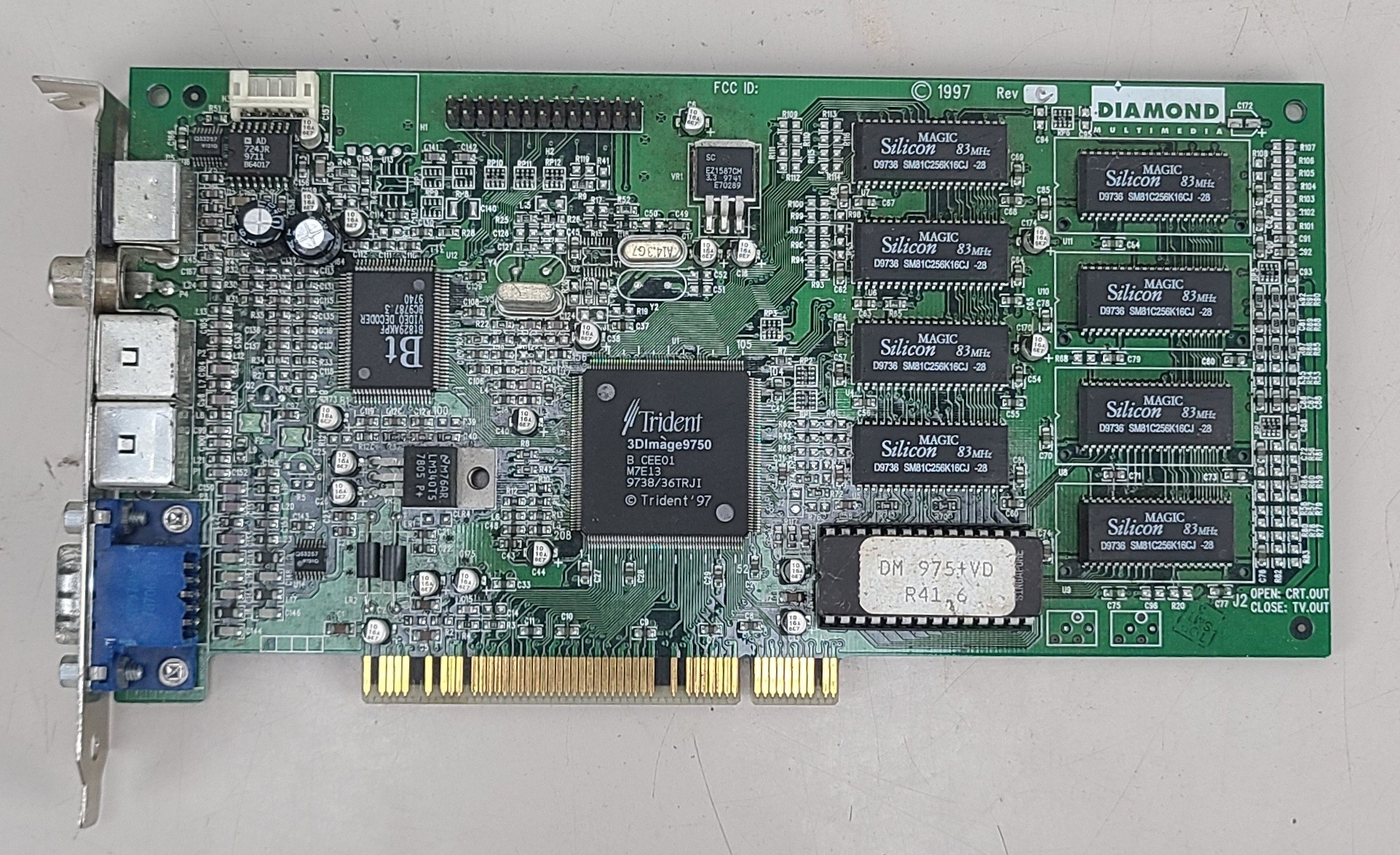 Diamond Multimedia 975+ PCI 4MB Video Card 23220000-403
