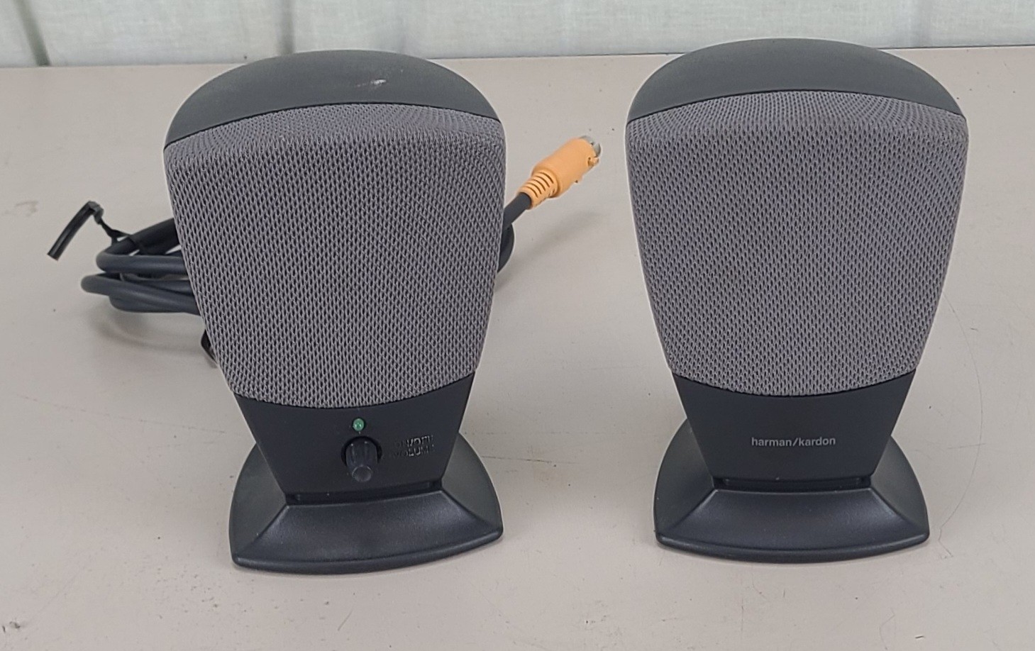 Harman/Kardon Satellite Speakers HK-395 2-Piece System AS IS UNTESTED