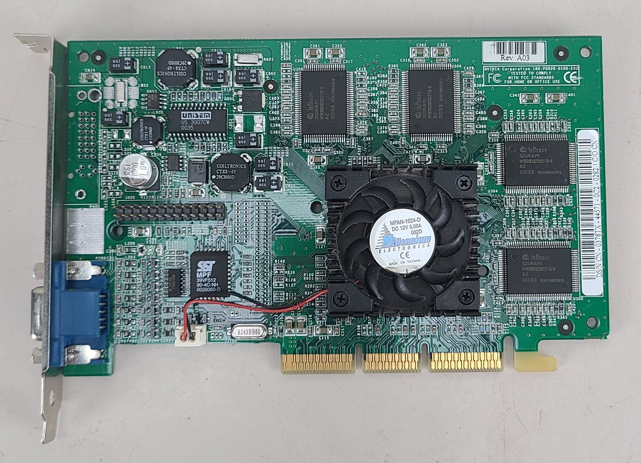 NVIDIA GeForce2 GTS 32MB DDR AGP 4x Video Card