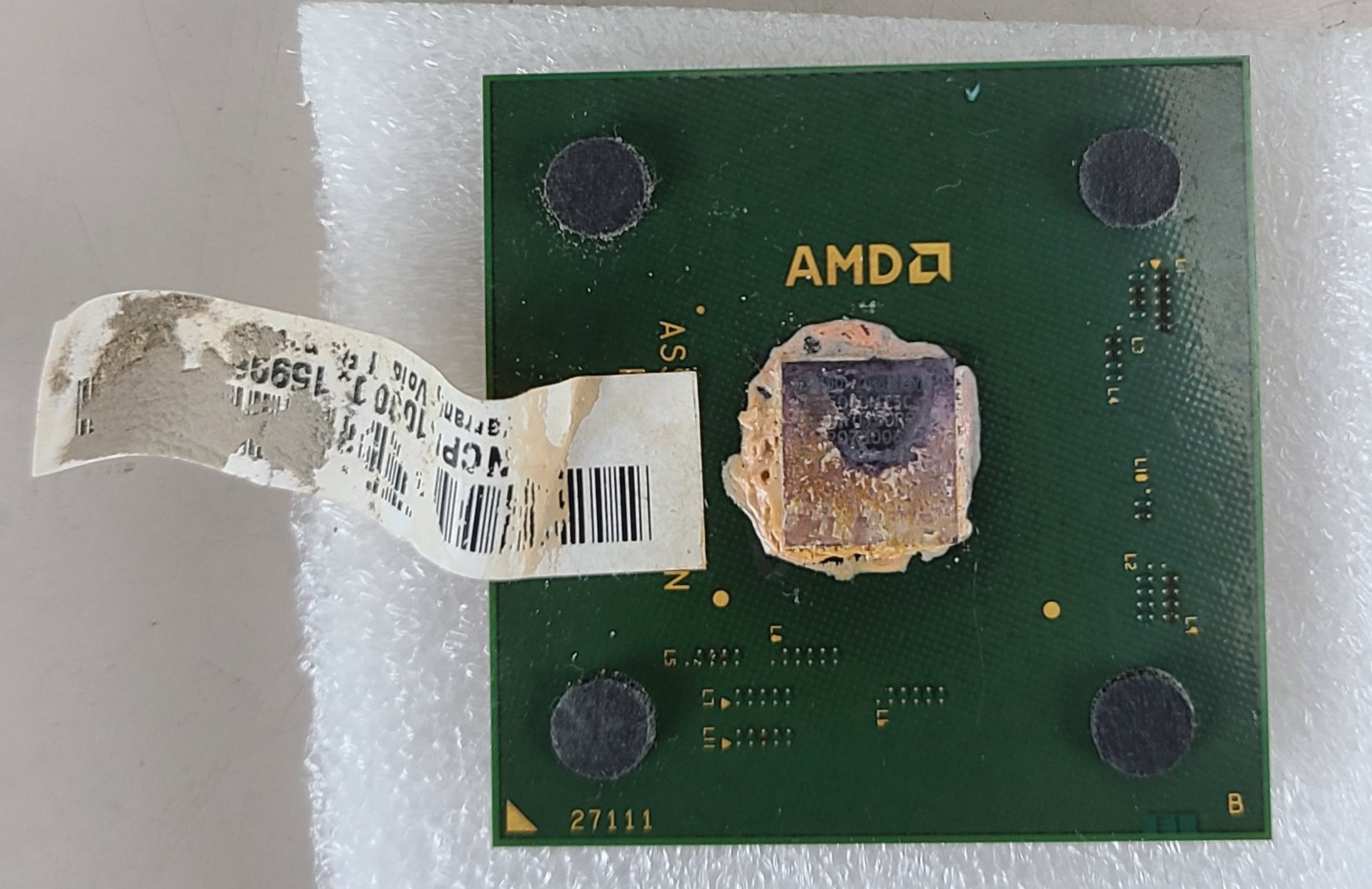 Vintage AMD Athlon MP 1800+ 1.5333MHz Processor 27111