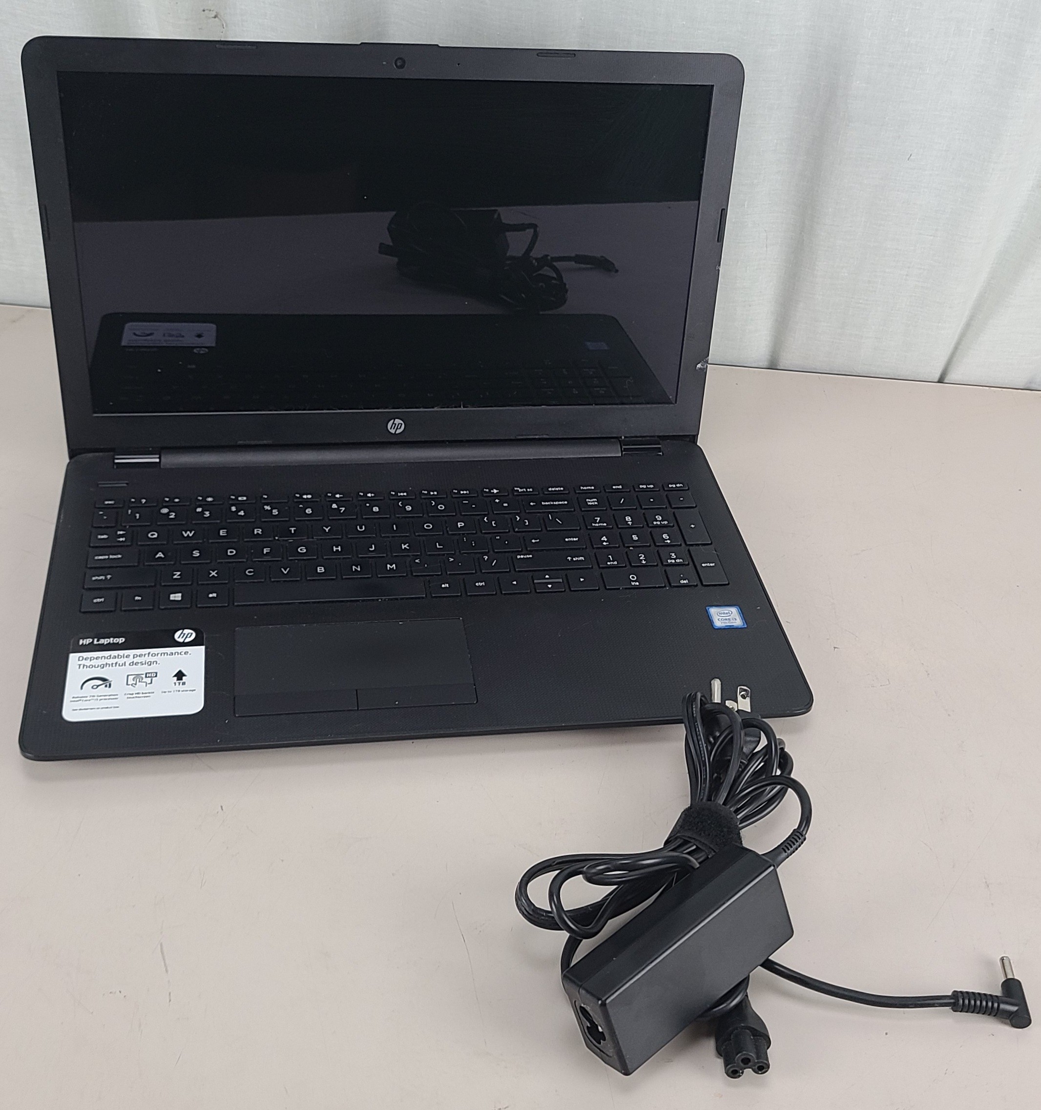 HP Notebook 15-BS013DX i3-7100U 8GB 1TB HDD WIN 11 HOME BAD BATTERY