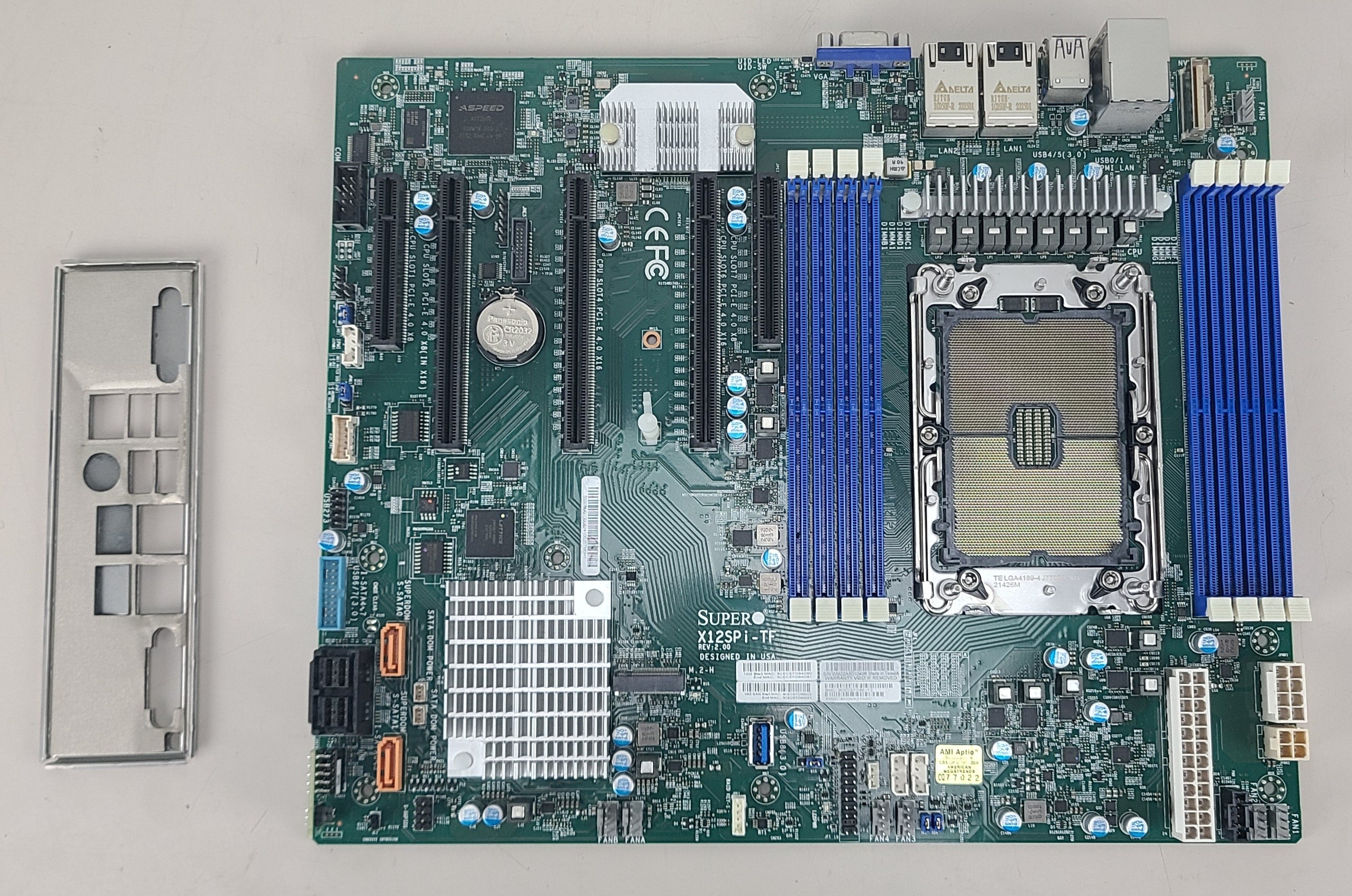 SuperMicro X12SPi-TF ATX Server Motherboard DDR4-3200 LGA4189 RDIMM PCIe 4.0
