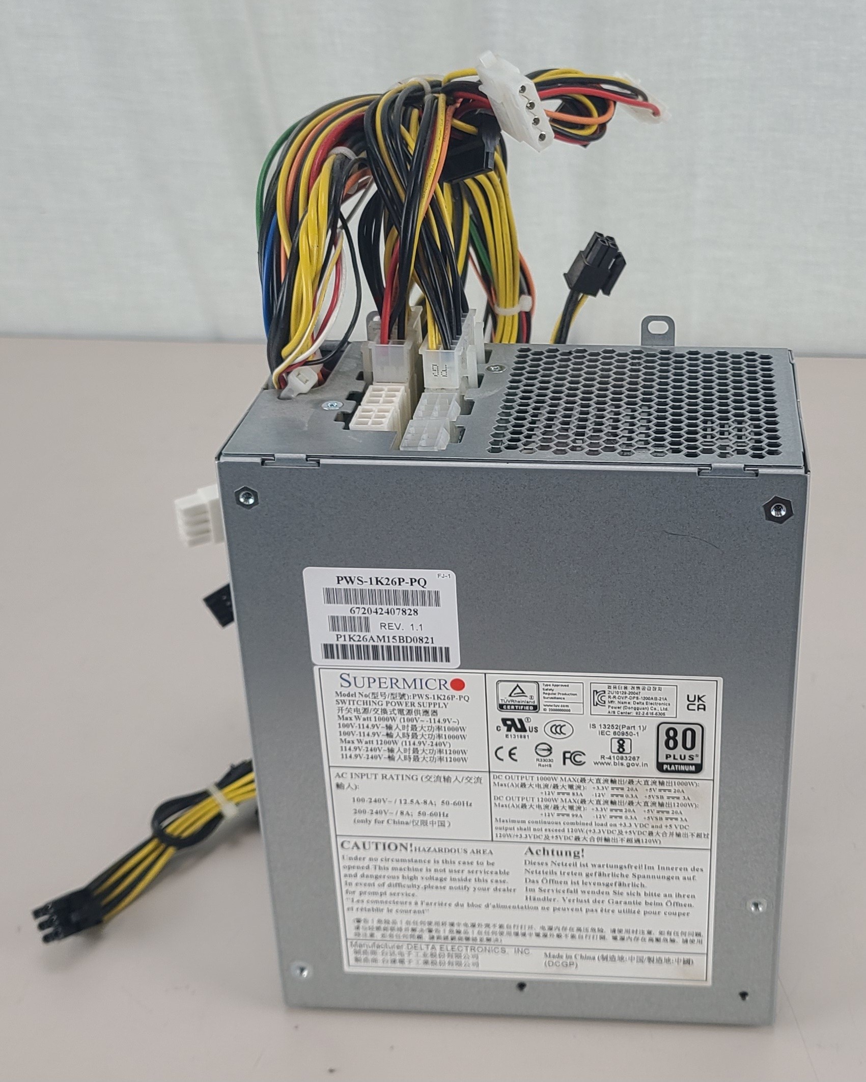 Supermicro PWS-1K26P-PQ 1000W Server Switching Power Supply