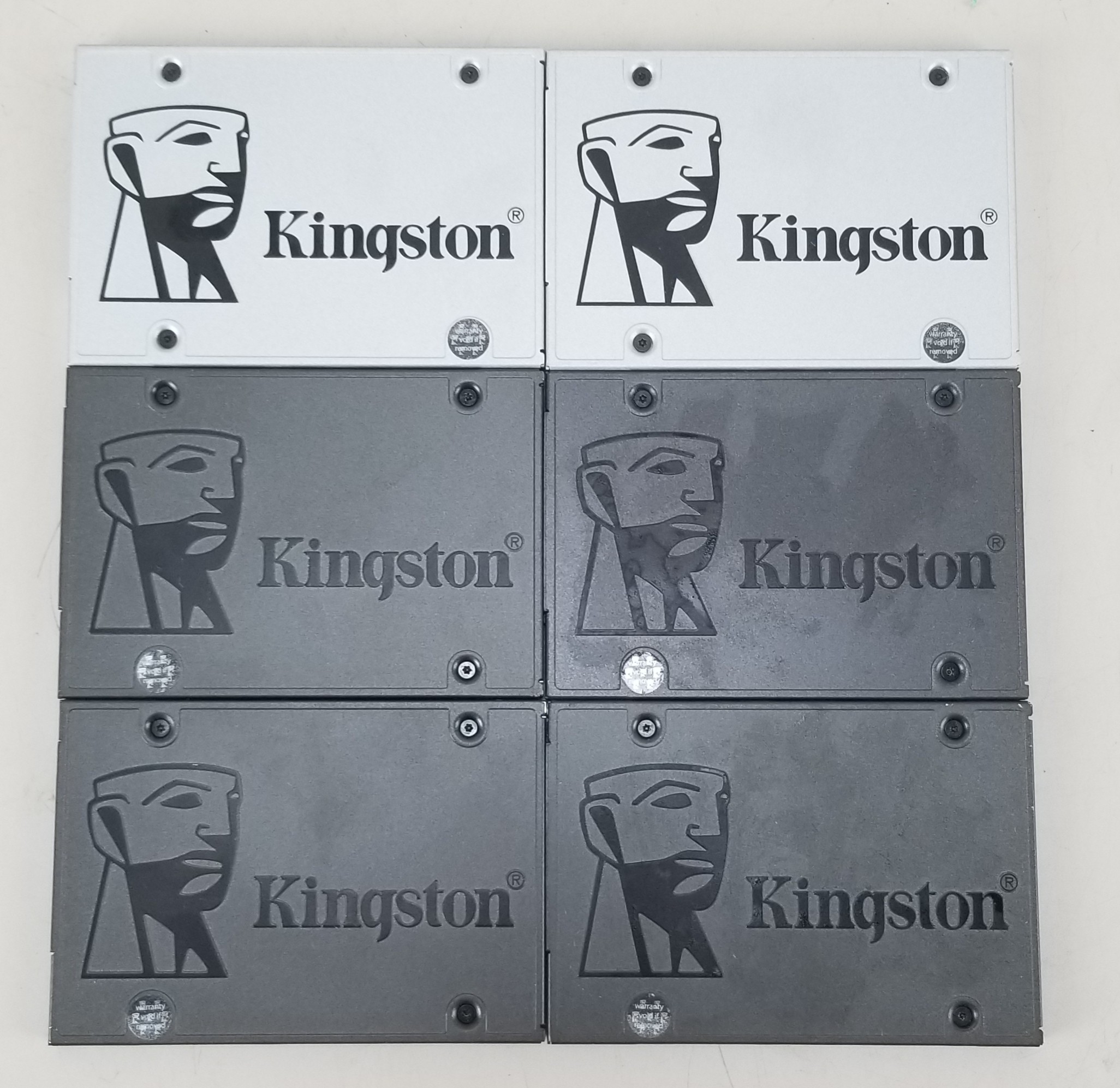 Lot of 6 KINGSTON 240GB 2.5" SSD SA400S37240G Tested 90-96% Life