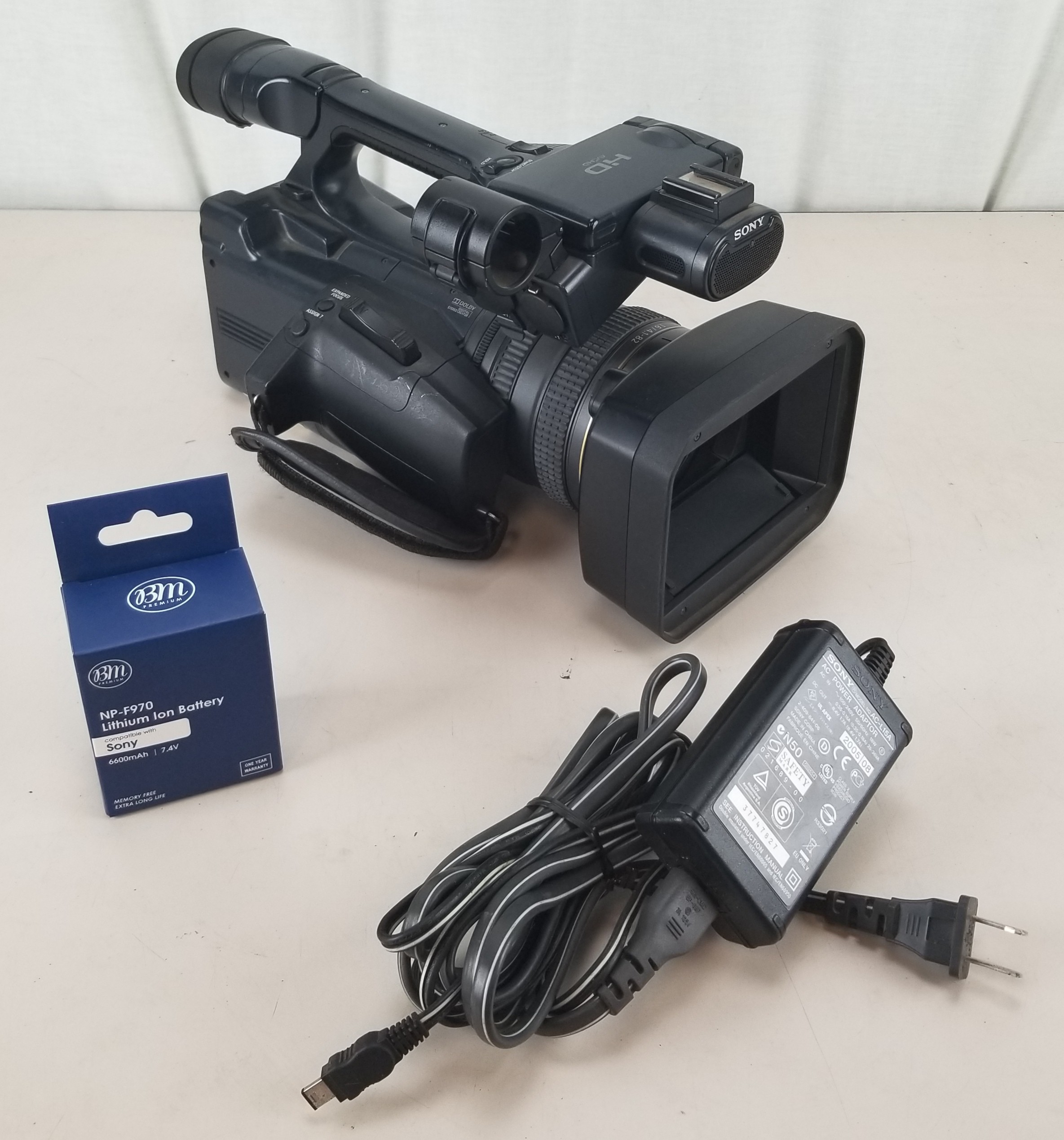 Sony HandyCam HDR-AX2000 20x Optical Zoom Digital Camcorder w/ Accessories
