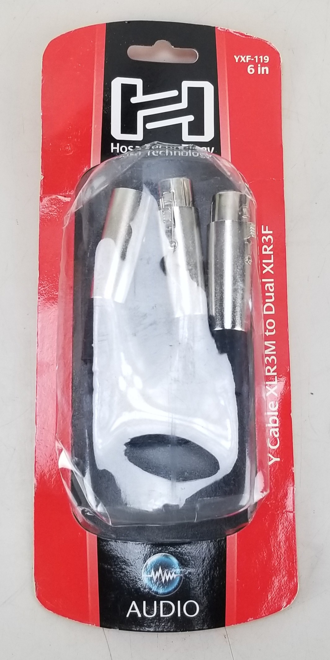 Hosa Technology YXF-119 Y Cable XLR3M To Dual XLR3F Audio Cable