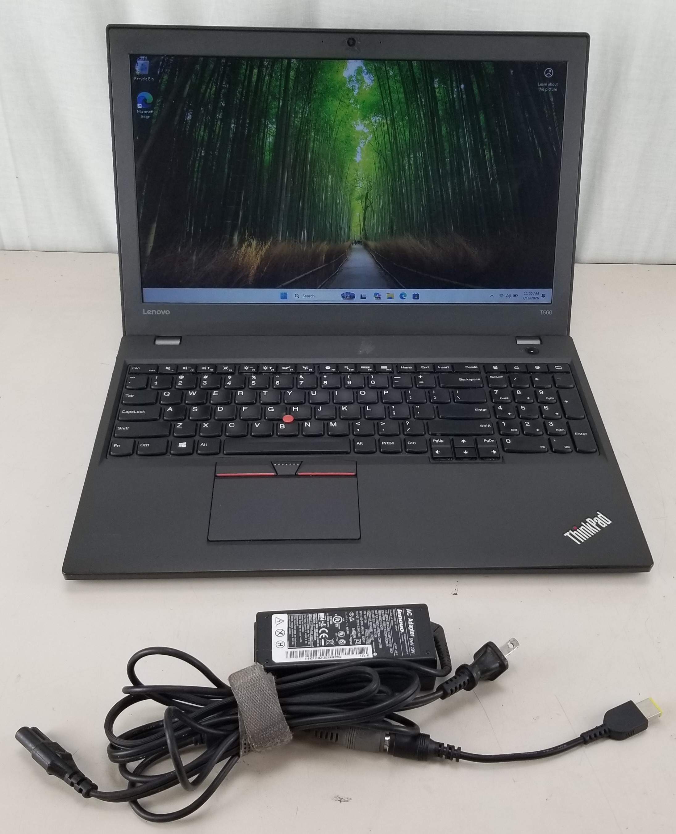 Lenovo ThinkPad T560 Core i5-6200U @ 2.30GHz 16GB 250GB SSD WIN 11 PRO