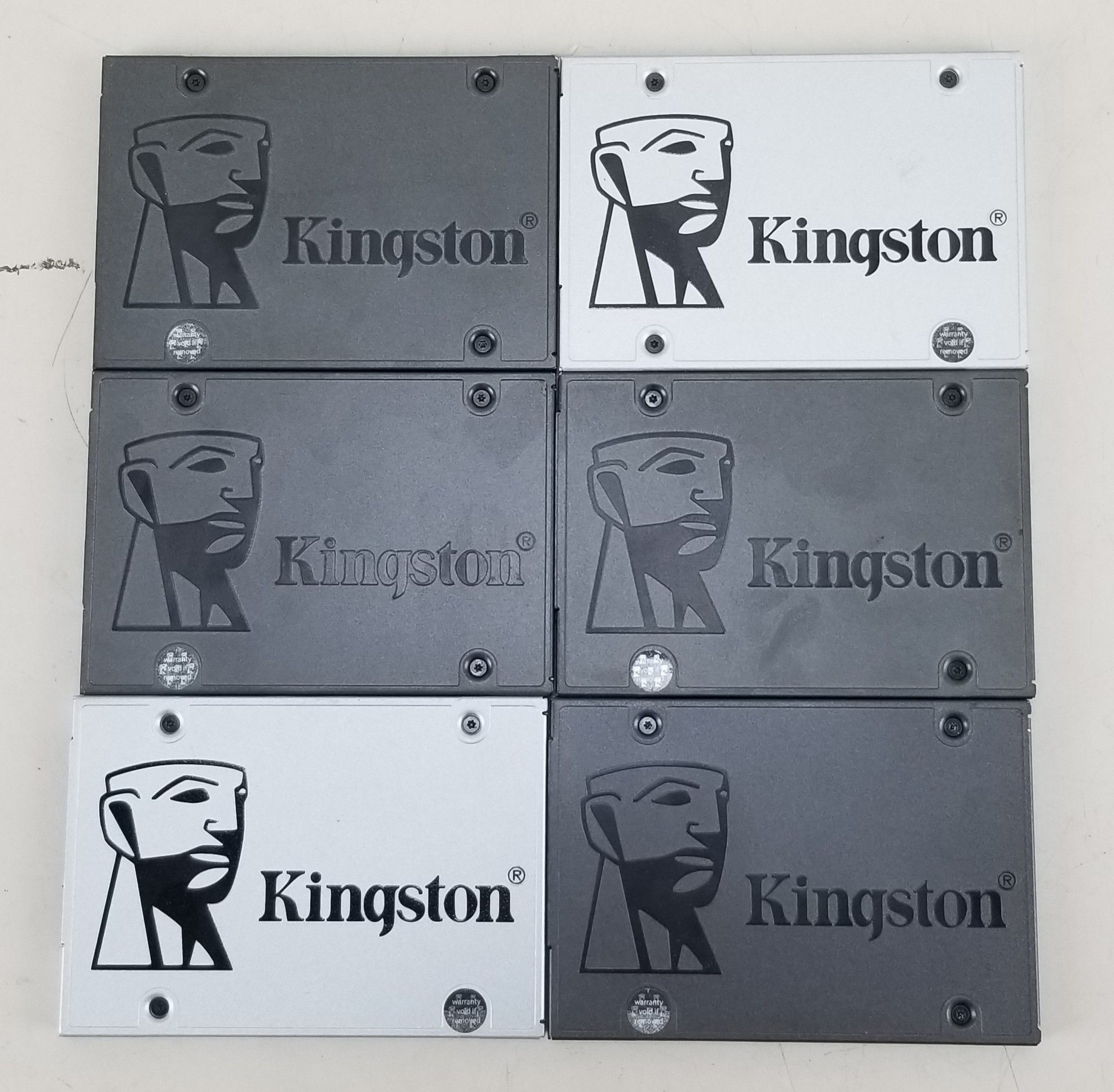 Lot of 6 Kingston SA400S37/240G (4x) + SUV400S37/240G (2x) 93%-95% 240GB SSD'S