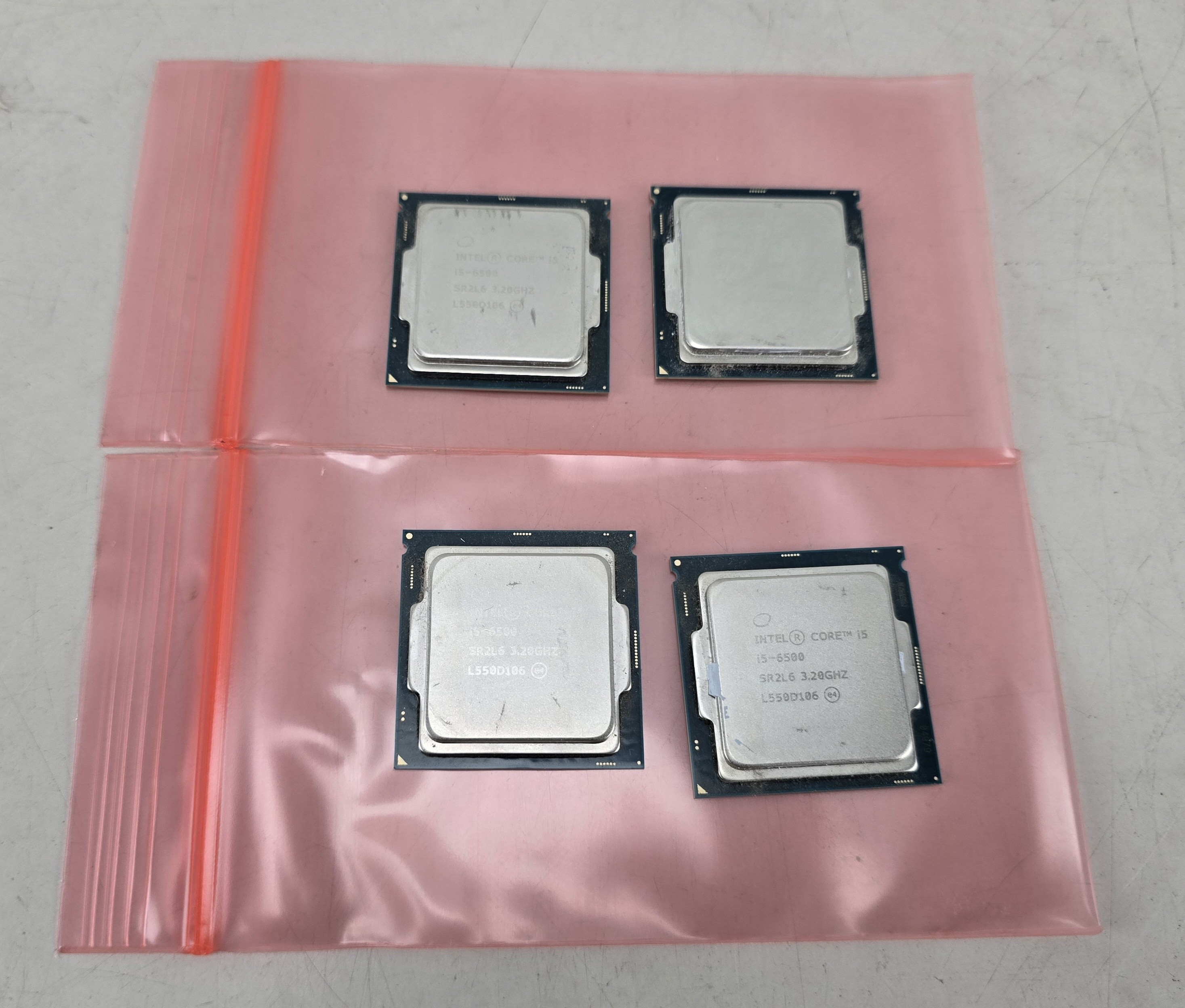 Lot of 4 Intel Core i5-6500 @ 3.2GHz SR2L6 4 Core FCLGA 1151 Processor