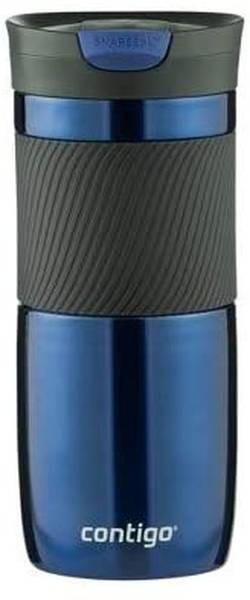  Contigo SnapSeal Byron Vacuum-Insulated Stainless Steel Travel Mug, 16 oz., Wave Monaco