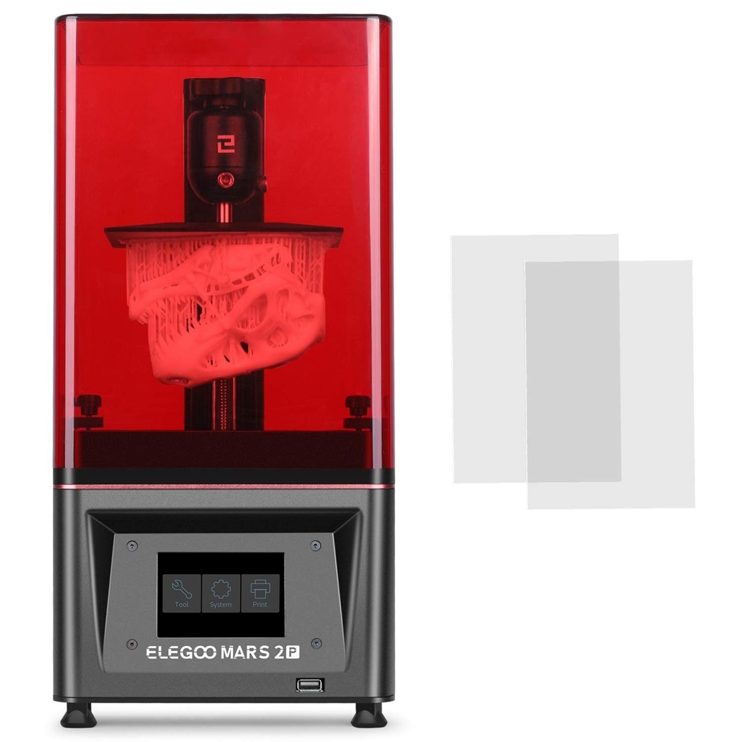ELEGOO Mars 2 Pro Mono MSLA 3D Printer UV Photocuring LCD Resin 3D Printer