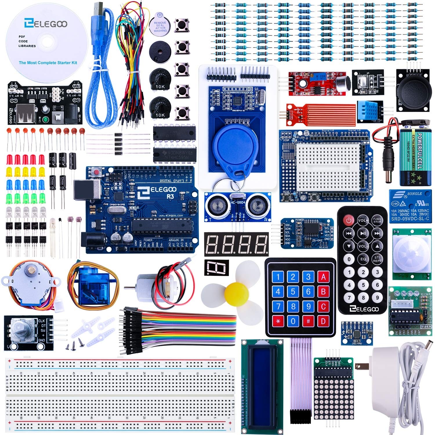 ELEGOO UNO R3 Project Most Complete Starter Kit