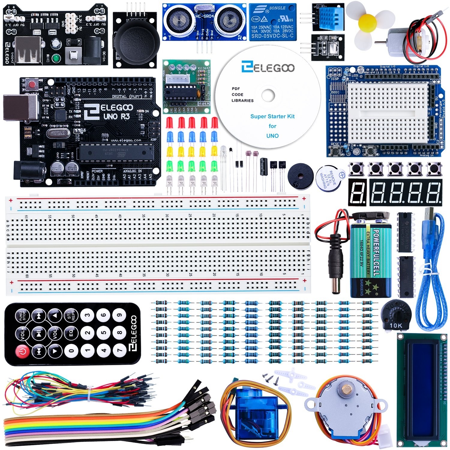 ELEGOO UNO R3 Project Super Starter Kit (Used)