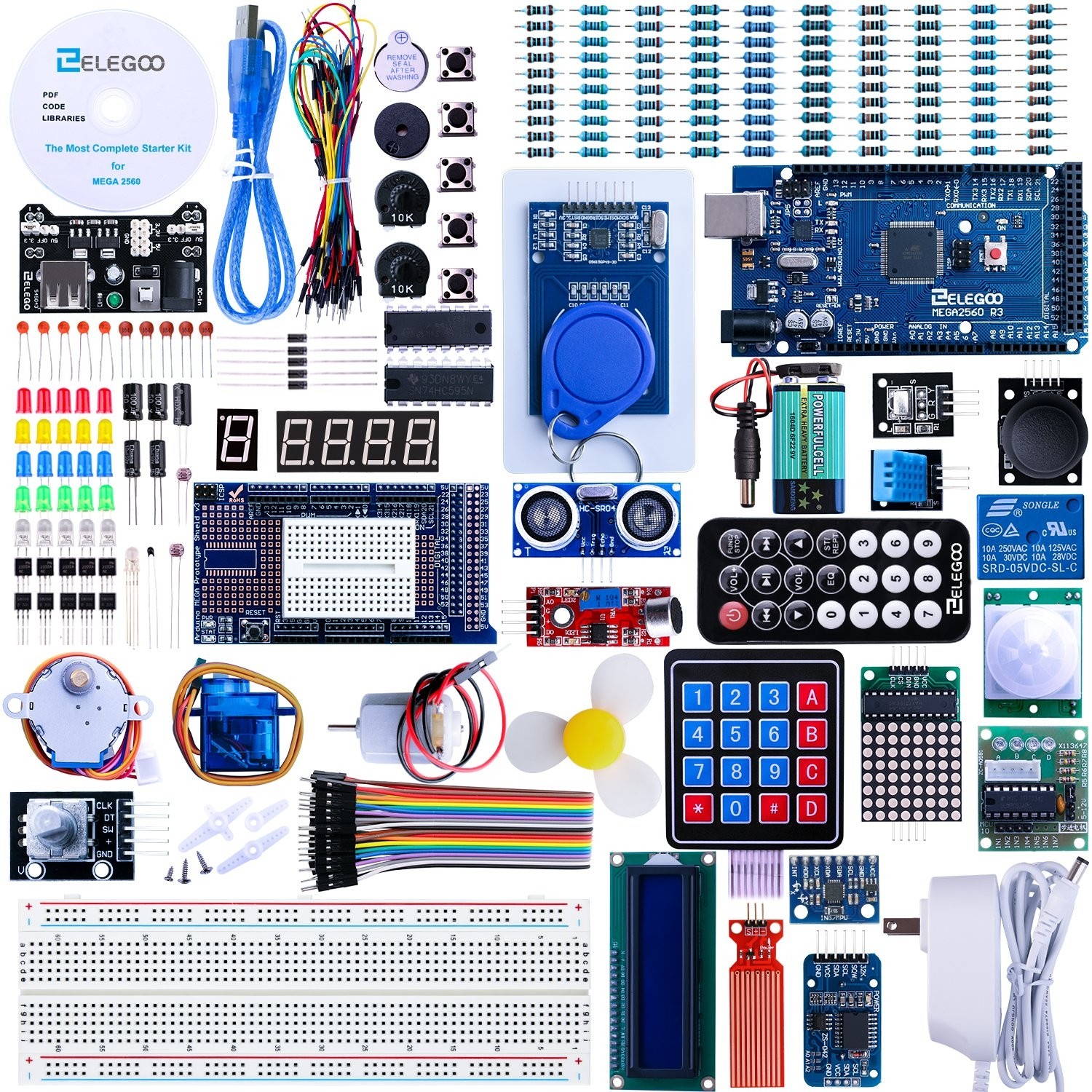 ELEGOO Arduino Mega 2560 The Most Complete Starter Kit