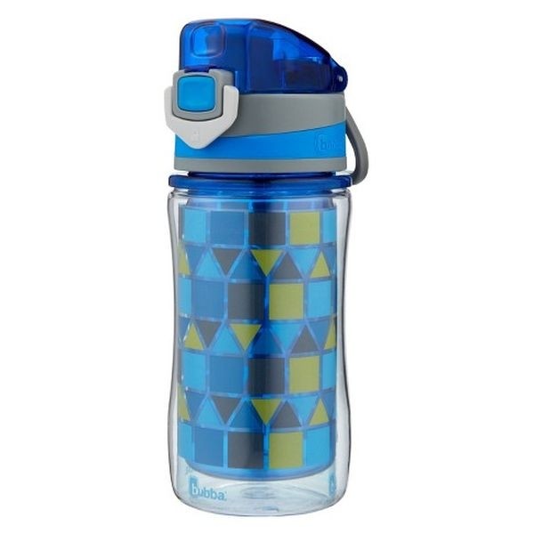 Bubba 12oz Flo Plastic Insulated Water Bottle Blue/Green