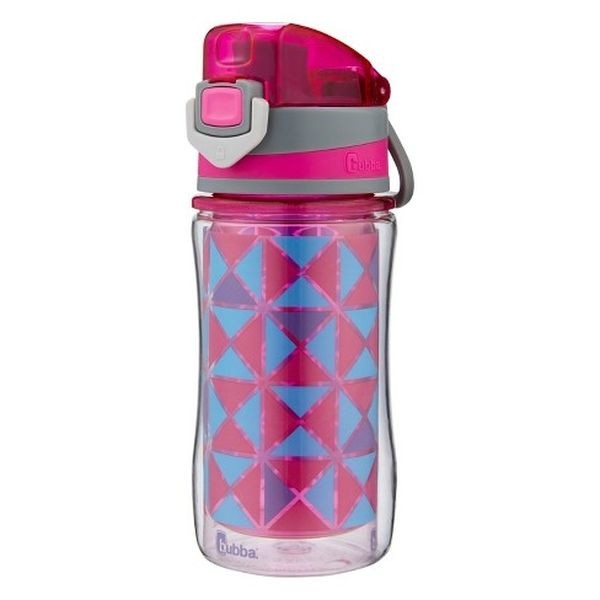 Bubba 12oz Flo Plastic Insulated Water Bottle Pink/Purple