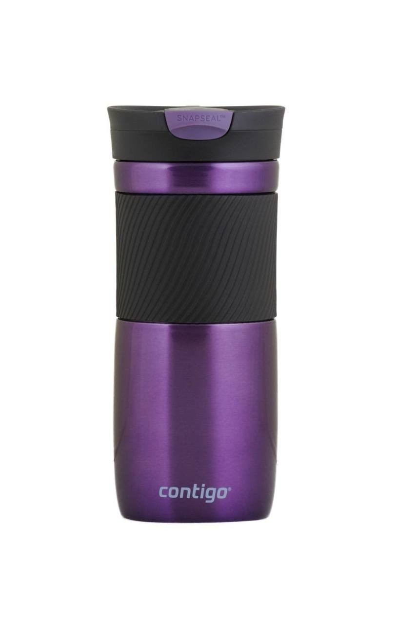 Contigo 16 oz Byron Snap Seal Stainless Steel Insulated Travel Mug VIOLET
