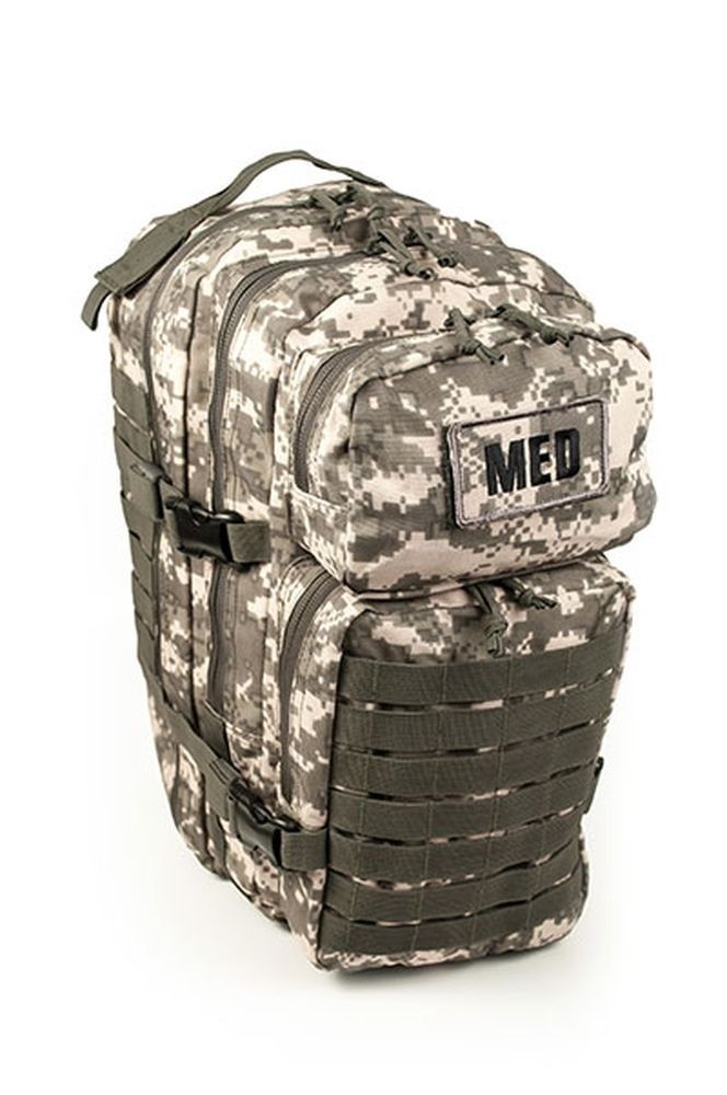 Elite First Aid Tactical Trauma Kit #3 STOCKED Tactical Medic Bag ACU