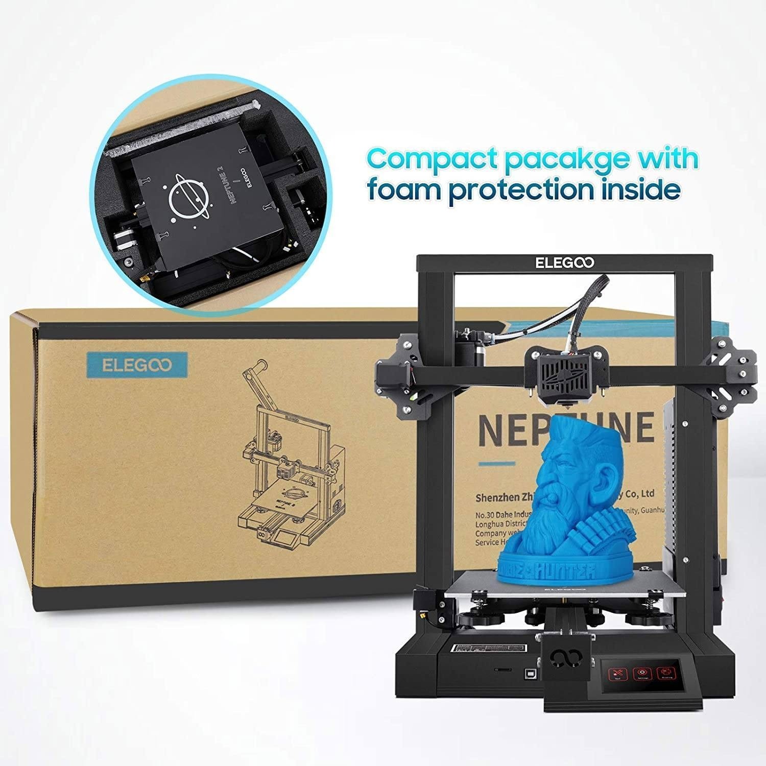 ELEGOO Neptune 2 FDM 3D Printer New Open Box