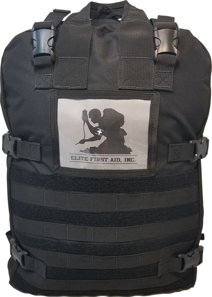 Elite First Aid STOMP Medical Kit STOCKED Trauma Advanced Medical Care Pack Black