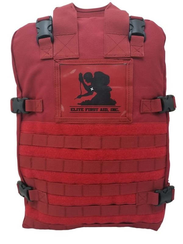 Elite First Aid STOMP Medical Kit STOCKED Trauma Advanced Medical Care Pack Red