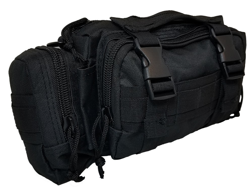 Elite First Aid Rapid Response Bag STOCKED Tactical Trauma Kit Medic Bag BLACK