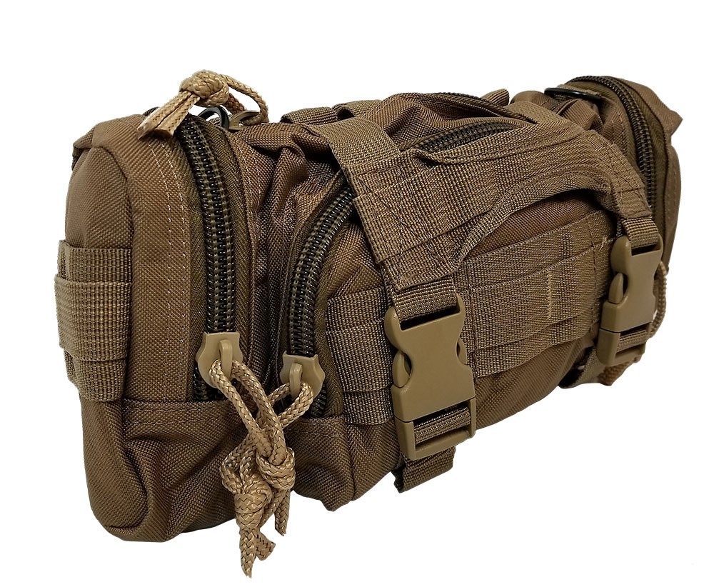 Elite First Aid Rapid Response Bag STOCKED Tactical Trauma Kit Medic Bag Tan