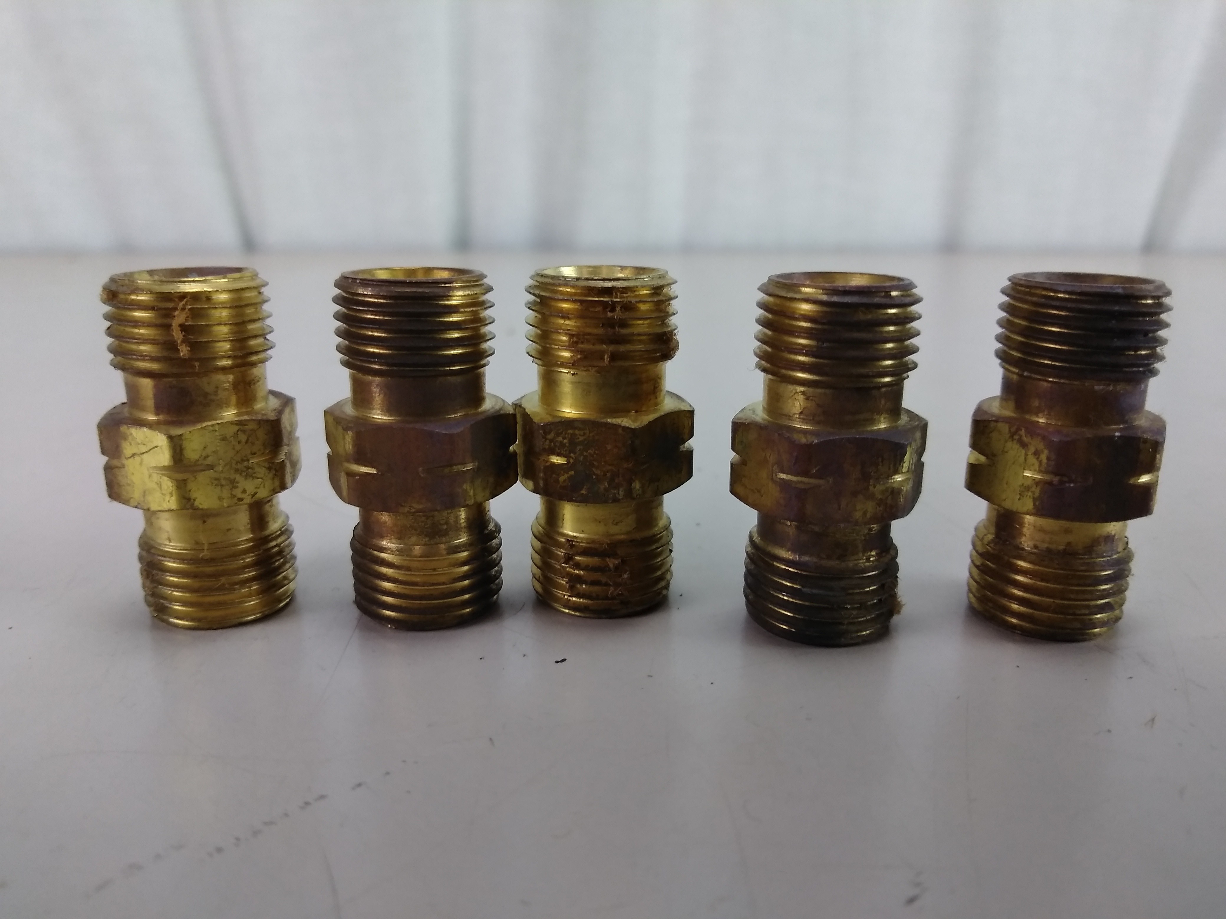 Lot of 5 Western #31 Gas Hose Couplers