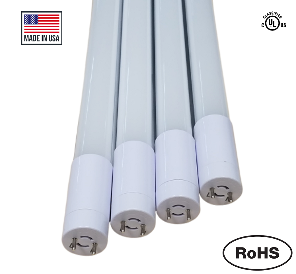 G13 2FT LED Tube Light Lamp Bulb T8 Rotatable 2 Foot 24" Inch 8W 4500K Natural White Milky