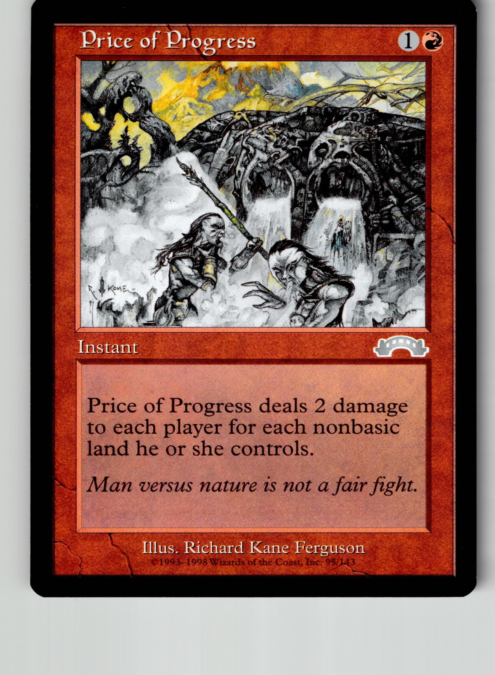 3X Price of Progress MTG  Never Played