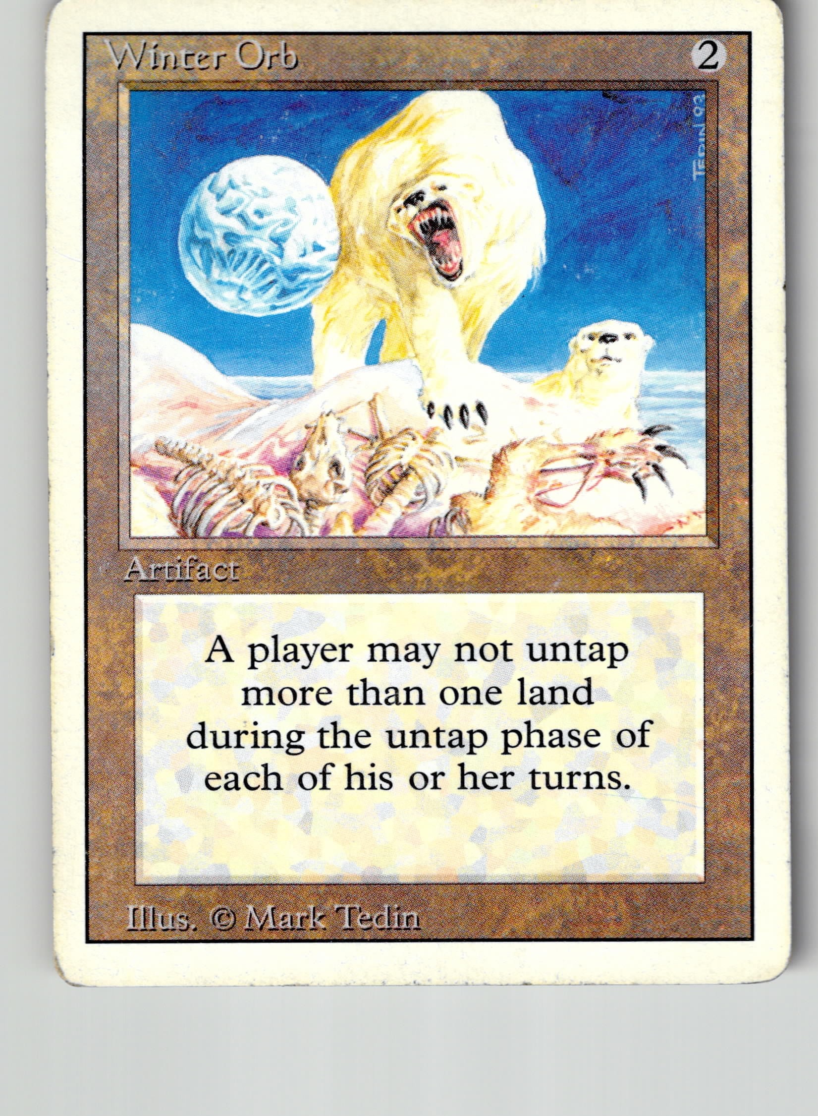 3X MTG Winter Orb 2 Each Revised and 1 4th WP