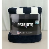 NFL New England Patriots 60" x 80" Oversized Micro Raschel Throw