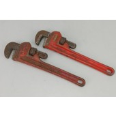 2 RIDGID 10" Heavy Duty Pipe Wrenches
