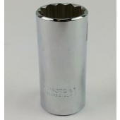 Proto Professional 5032 3/8-Inch Drive Deep Socket, 1-Inch, 12 Point
