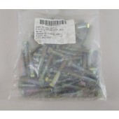 BGM 3/8"-24 x 2 1/2" Yellow Zinc Hex Head Bolt New Qty 50